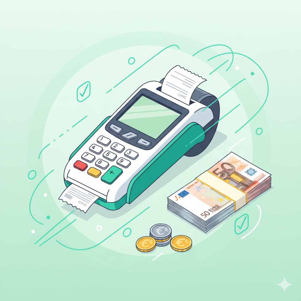 Cobra con datáfono o efectivo